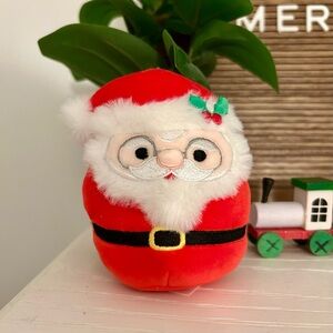 Squishmallows Red and White Santa Plush